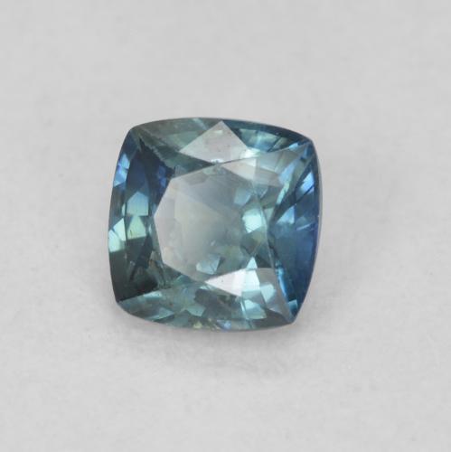 0.56 ct Blue Sapphire Stone, Natural Sapphire in Cushion-Cut Shape for Sale