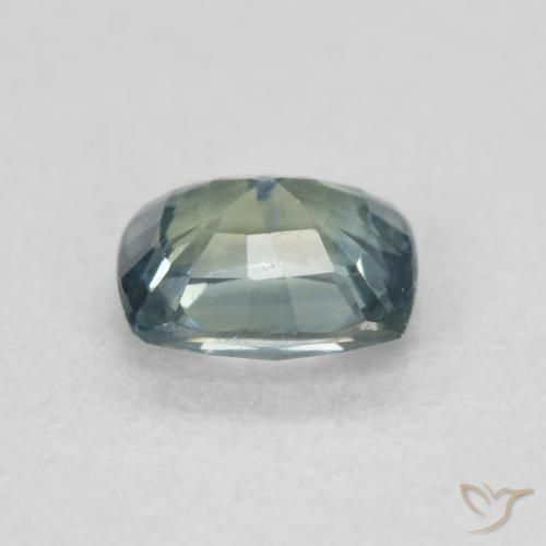 Sapphire Gemstone in 5.2 x 4.5 mm Size for Sale, Sapphire Stone in Medium Green Color