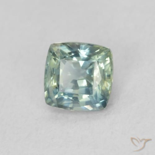 0.50 ct Blue Sapphire Stone, Natural Sapphire in Cushion-Cut Shape for Sale