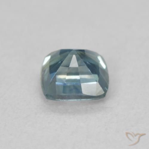 Sapphire Gemstone in 4.4 x 4.4 mm Size for Sale, Sapphire Stone in Teal Color