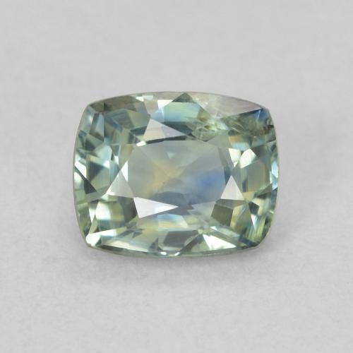 0.69ct Natural Teal Sapphire, Cushion, VS