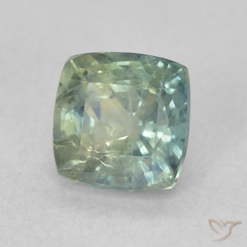 0.98 ct Blue Sapphire Stone, Natural Sapphire in Cushion-Cut Shape for Sale