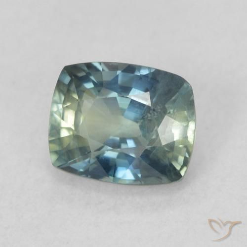 0.78 ct Blue Sapphire Stone, Natural Sapphire in Cushion-Cut Shape for Sale