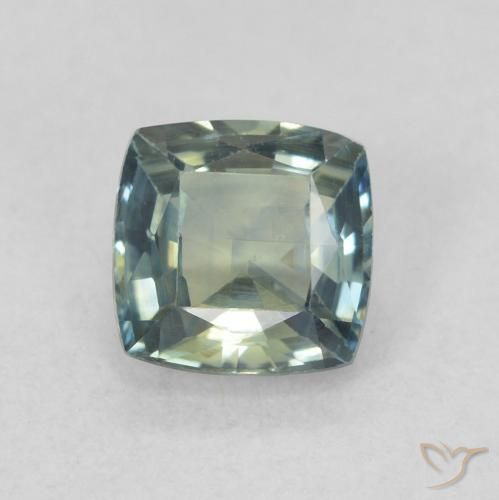 0.73ct Natural Teal Sapphire, Cushion, VS