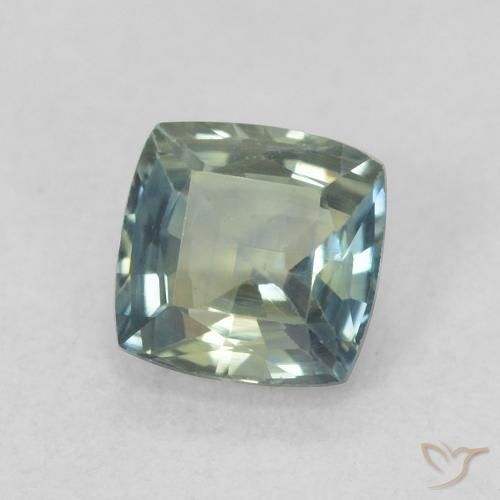 0.73 ct Blue Sapphire Stone, Natural Sapphire in Cushion-Cut Shape for Sale