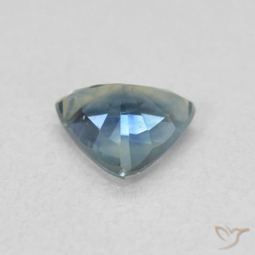 Sapphire Gemstone in 5.4 x 5 mm Size for Sale, Sapphire Stone in Teal Color