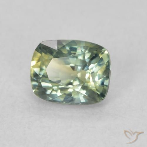 0.64 ct Blue Sapphire Stone, Natural Sapphire in Cushion-Cut Shape for Sale
