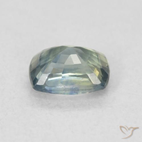 Sapphire Gemstone in 5.4 x 4.3 mm Size for Sale, Sapphire Stone in Teal Color