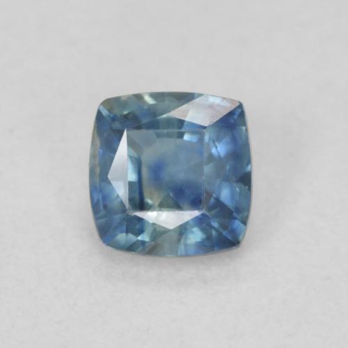 0.56ct Natural Teal Sapphire, Cushion, VS