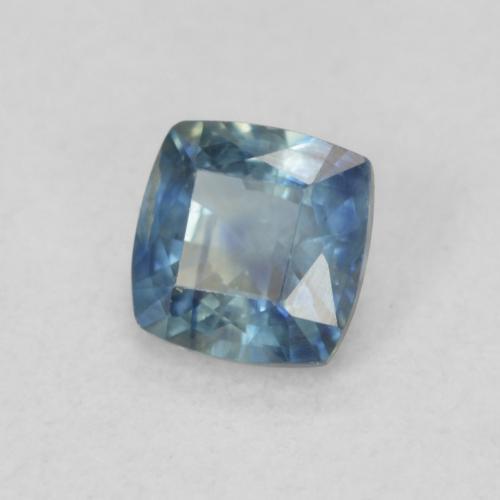 0.56 ct Blue Sapphire Stone, Natural Sapphire in Cushion-Cut Shape for Sale