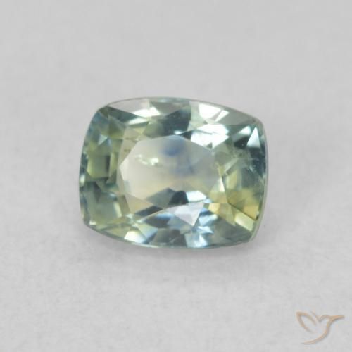 0.62 ct Blue Sapphire Stone, Natural Sapphire in Cushion-Cut Shape for Sale