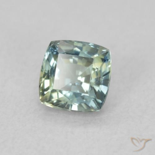 0.57 ct Blue Sapphire Stone, Natural Sapphire in Cushion-Cut Shape for Sale