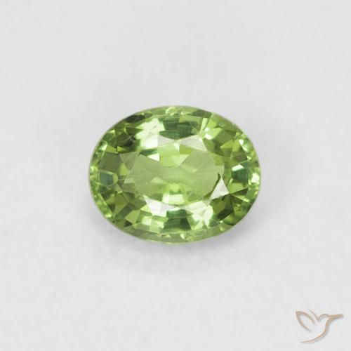 0.41ct Natural Forest Green Sapphire, Oval, VVS-VS