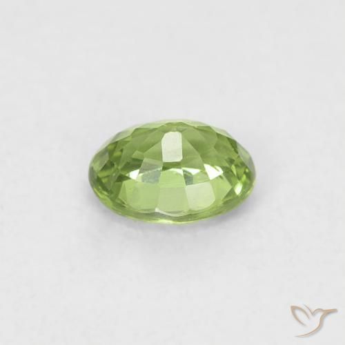 Sapphire Gemstone in 4.8 x 3.9 mm Size for Sale, Sapphire Stone in Forest Green Color