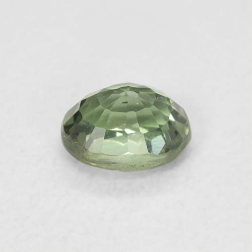Sapphire Gemstone in 5 x 4 mm (calibrated) Size for Sale, Sapphire Stone in Light Green Color