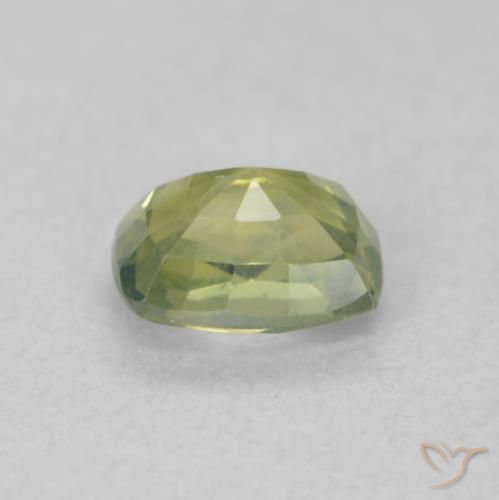 Sapphire Gemstone in 5 x 4 mm (calibrated) Size for Sale, Sapphire Stone in Light Lemon Yellow Color