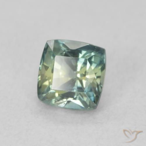 0.67 ct Blue Sapphire Stone, Natural Sapphire in Cushion-Cut Shape for Sale