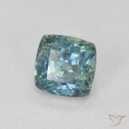 0.69 ct Blue Sapphire Stone, Natural Sapphire in Cushion-Cut Shape for Sale
