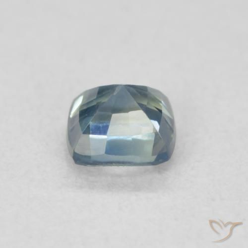 Sapphire Gemstone in 4.3 x 4.2 mm Size for Sale, Sapphire Stone in Teal Color
