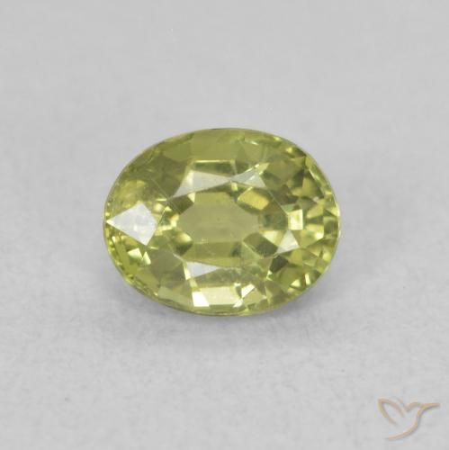 0.49ct Natural Warm Forest Green Sapphire, Oval, VS