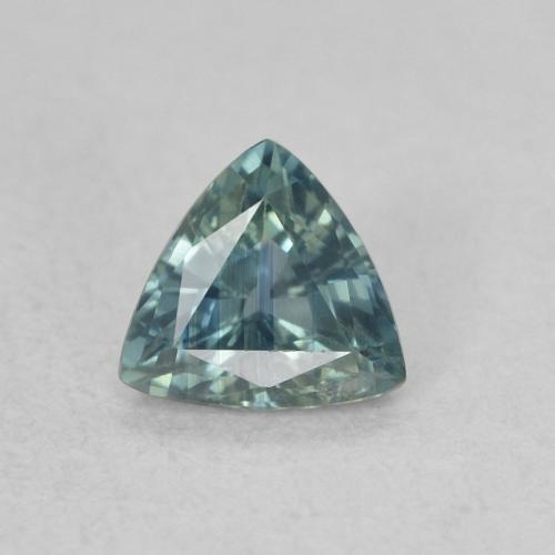 0.43ct Natural Teal Sapphire, Trillion, VS