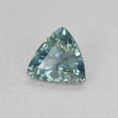 0.43 ct Blue Sapphire Stone, Natural Sapphire in Trillion Facet Shape for Sale