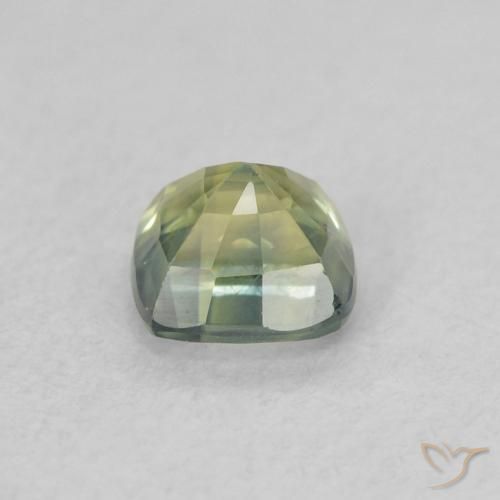 Sapphire Gemstone in 4.3 x 4.2 mm Size for Sale, Sapphire Stone in Medium Green Color