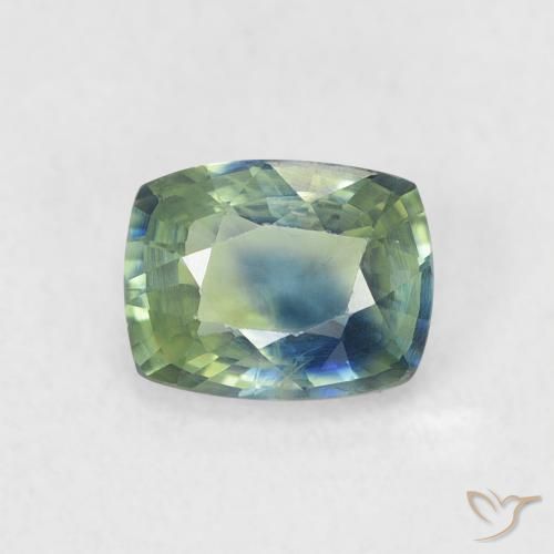 0.73ct Natural Teal Sapphire, Cushion, VS
