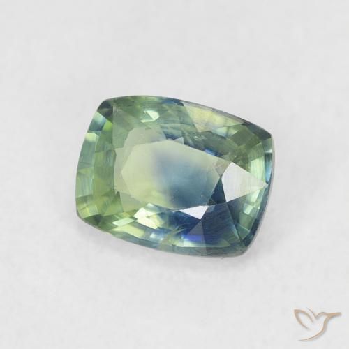 0.73 ct Blue Sapphire Stone, Natural Sapphire in Cushion-Cut Shape for Sale