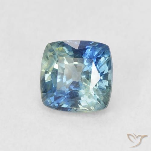 0.71 ct Blue Sapphire Stone, Natural Sapphire in Cushion-Cut Shape for Sale