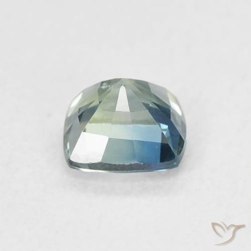 Sapphire Gemstone in 4.7 x 4.6 mm Size for Sale, Sapphire Stone in Blue-Green Color