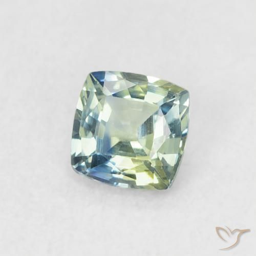 0.43 ct Blue Sapphire Stone, Natural Sapphire in Cushion-Cut Shape for Sale