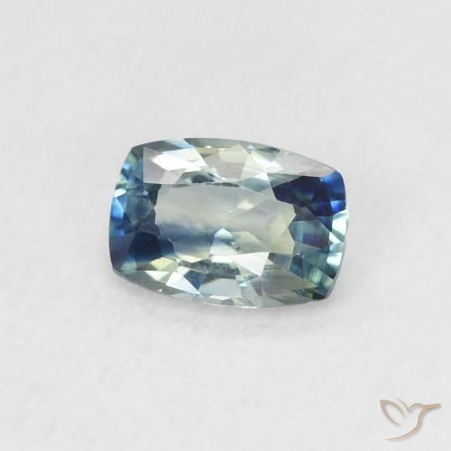 0.62 ct Blue Sapphire Stone, Natural Sapphire in Cushion-Cut Shape for Sale