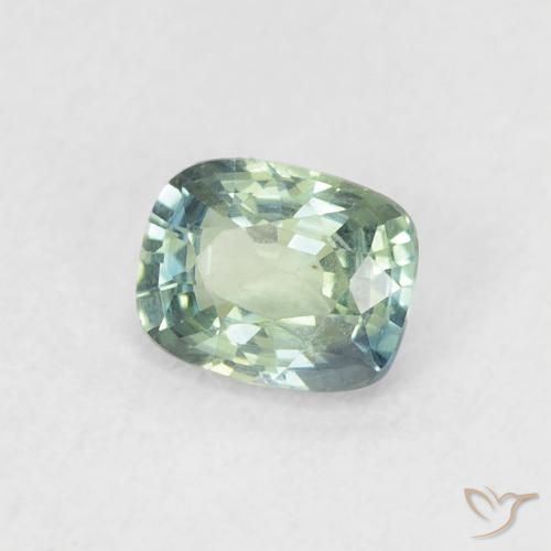0.60 ct Blue Sapphire Stone, Natural Sapphire in Cushion-Cut Shape for Sale