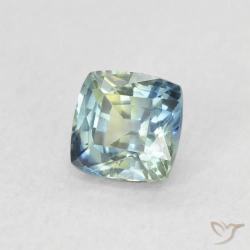 0.56 ct Blue Sapphire Stone, Natural Sapphire in Cushion-Cut Shape for Sale