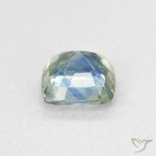 Sapphire Gemstone in 4.8 x 4.8 mm Size for Sale, Sapphire Stone in Teal Color
