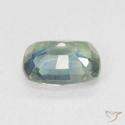 Sapphire Gemstone in 6 x 4.9 mm Size for Sale, Sapphire Stone in Teal Color