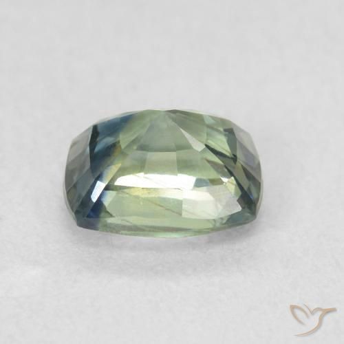 Sapphire Gemstone in 5.6 x 4.6 mm Size for Sale, Sapphire Stone in Teal Color