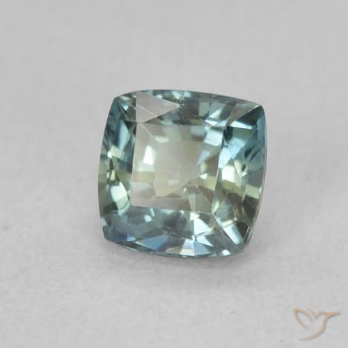 0.67 ct Blue Sapphire Stone, Natural Sapphire in Cushion-Cut Shape for Sale