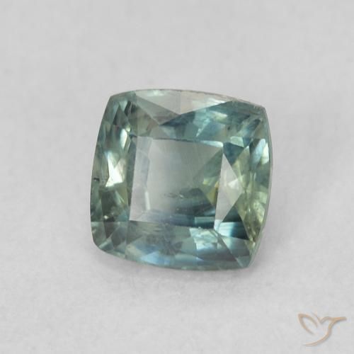 0.71 ct Blue Sapphire Stone, Natural Sapphire in Cushion-Cut Shape for Sale