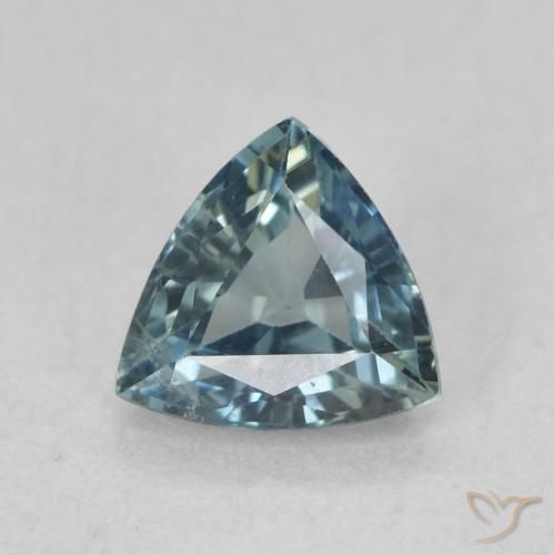 0.69ct Natural Teal Sapphire, Trillion, VS