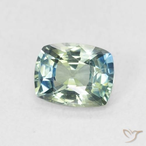 0.73 ct Blue Sapphire Stone, Natural Sapphire in Cushion-Cut Shape for Sale