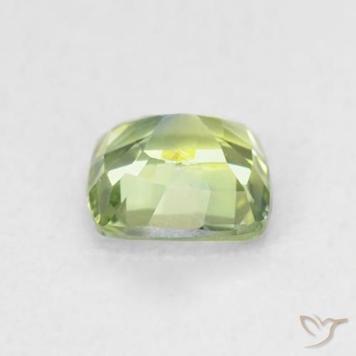 Sapphire Gemstone in 5 x 5 mm (calibrated) Size for Sale, Sapphire Stone in Medium Green Color