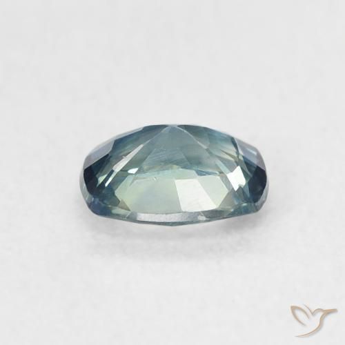 Sapphire Gemstone in 5.6 x 4.4 mm Size for Sale, Sapphire Stone in Teal Color
