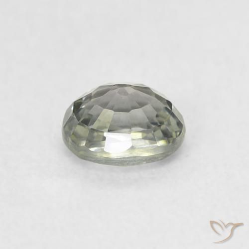 Sapphire Gemstone in 5 x 4 mm (calibrated) Size for Sale, Sapphire Stone in Medium Green Color
