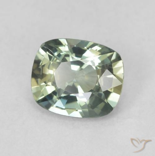 0.69 ct Blue Sapphire Stone, Natural Sapphire in Cushion-Cut Shape for Sale