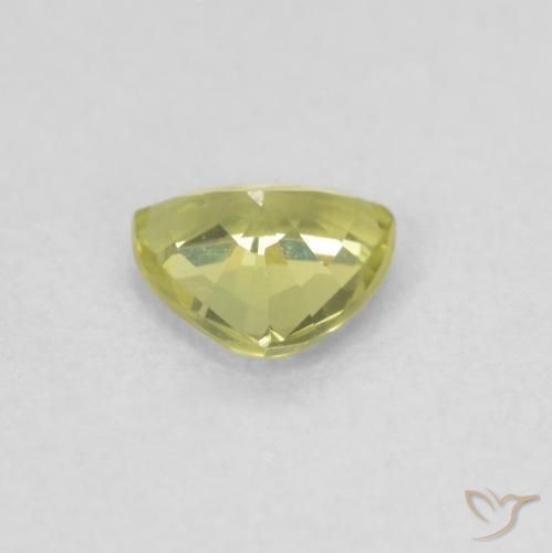 Sapphire Gemstone in 4.6 x 4.6 mm Size for Sale, Sapphire Stone in Olive Green Color