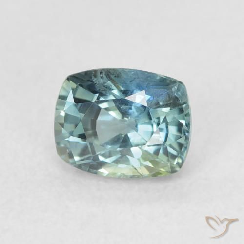 0.81 ct Blue Sapphire Stone, Natural Sapphire in Cushion-Cut Shape for Sale