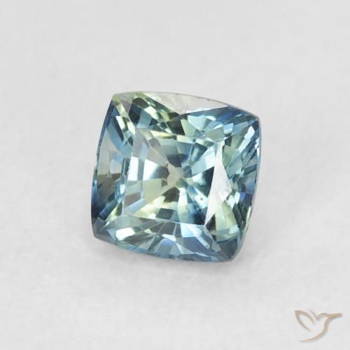 0.78 ct Blue Sapphire Stone, Natural Sapphire in Cushion-Cut Shape for Sale