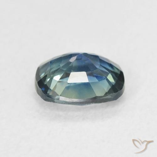 Sapphire Gemstone in 5.9 x 4.9 mm Size for Sale, Sapphire Stone in Teal Color